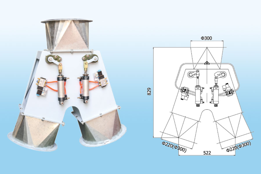 C2二路分棉器