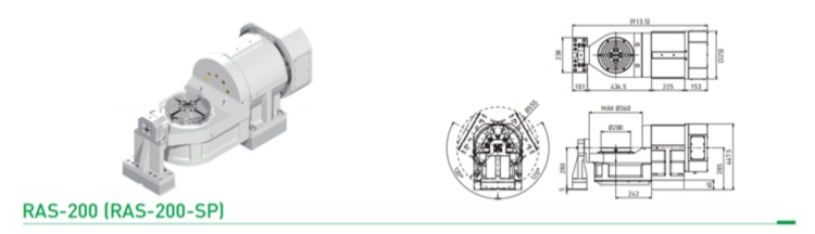 上銀200五軸轉(zhuǎn)臺